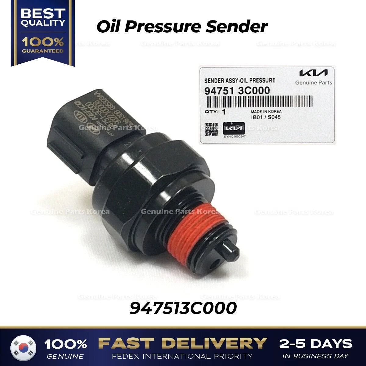 ⭐Genuine⭐ Oil Pressure Sender 947513C000 for Hyundai Genesis Palisade Kia Sedona