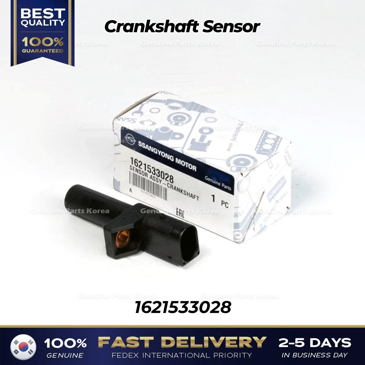 ⭐Genuine⭐ Crankshaft Sensor 1621533028 for Ssangyong Rexton