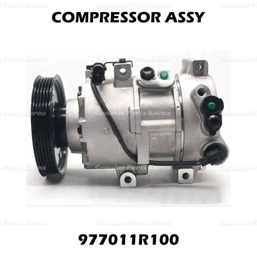 ⭐Genuine⭐ A/C Compressor 977011R100 for Hyundai Accent 12-17 Kia Rio 12-15