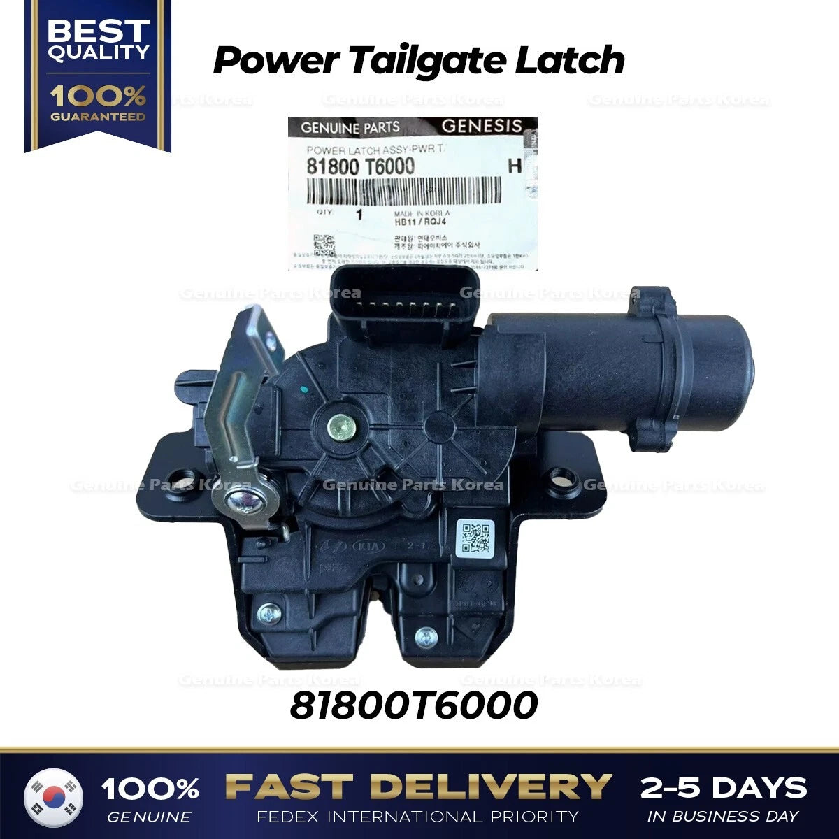 ⭐Genuine⭐ Power Tailgate Latch 81800T6000 for Hyundai Genesis GV80