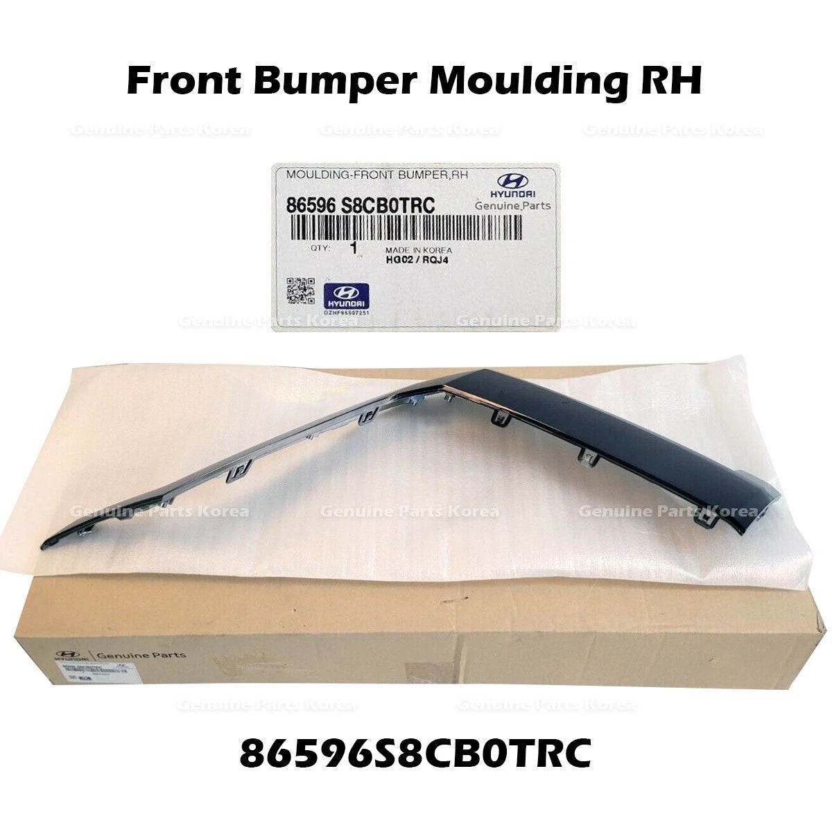 ⭐Genuine⭐ Front Bumper Moulding RH 86596S8CB0TRC for Hyundai Palisade