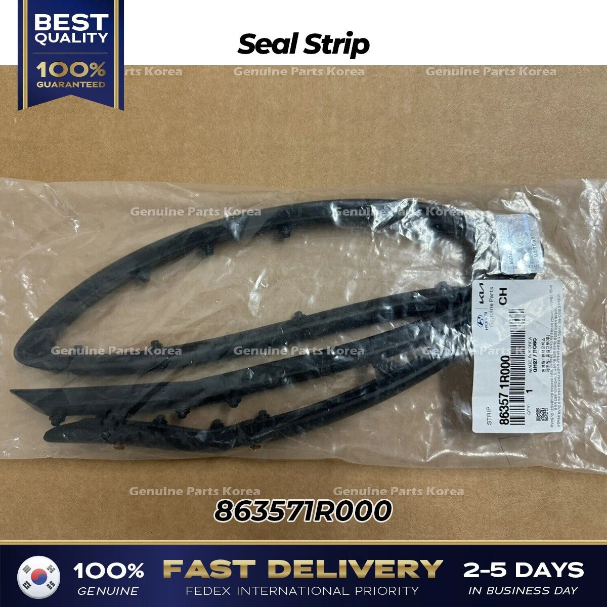 ⭐Genuine⭐ Seal Strip 863571R000 for Hyundai Accent