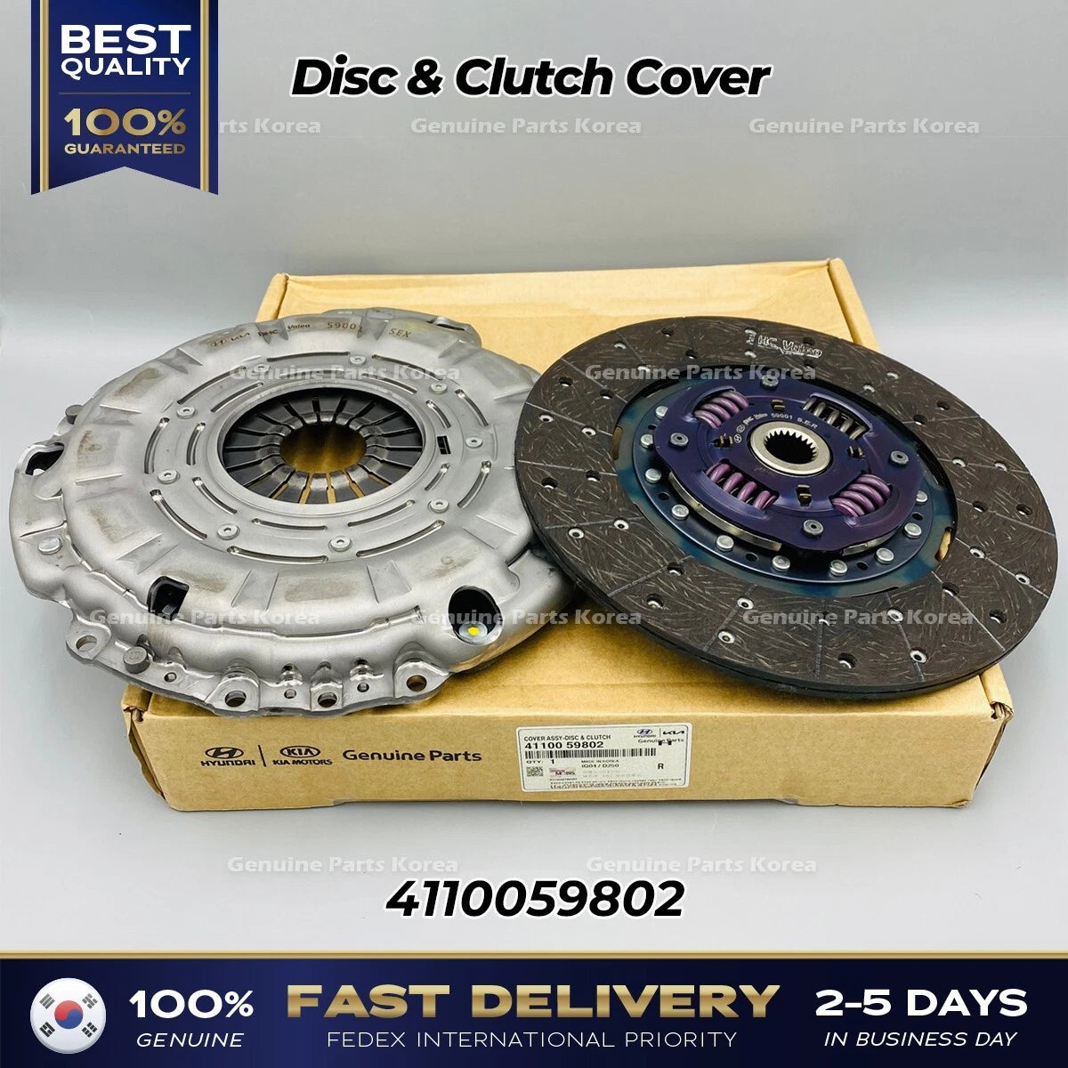 ⭐Genuine⭐ Disc & Clutch Cover 4110059802 for Hyundai H350