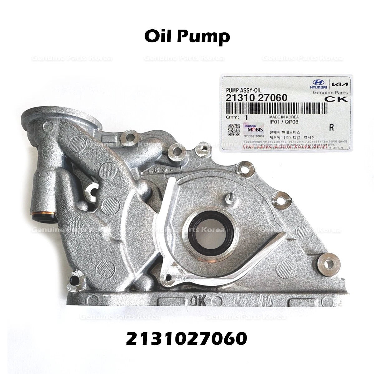 ⭐Genuine⭐ Oil Pump 2131027060 for Hyundai Tuscon Santa Fe Kia Carens Optima