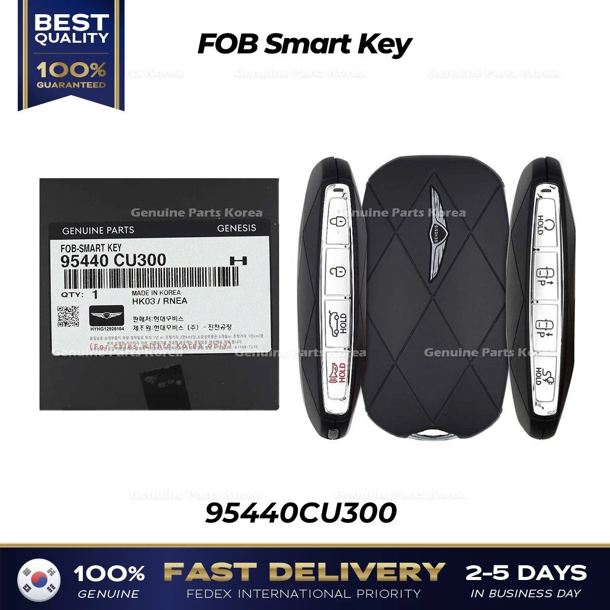 ⭐Genuine⭐ FOB Smart Key 95440CU300 for Hyundai Genesis GV60
