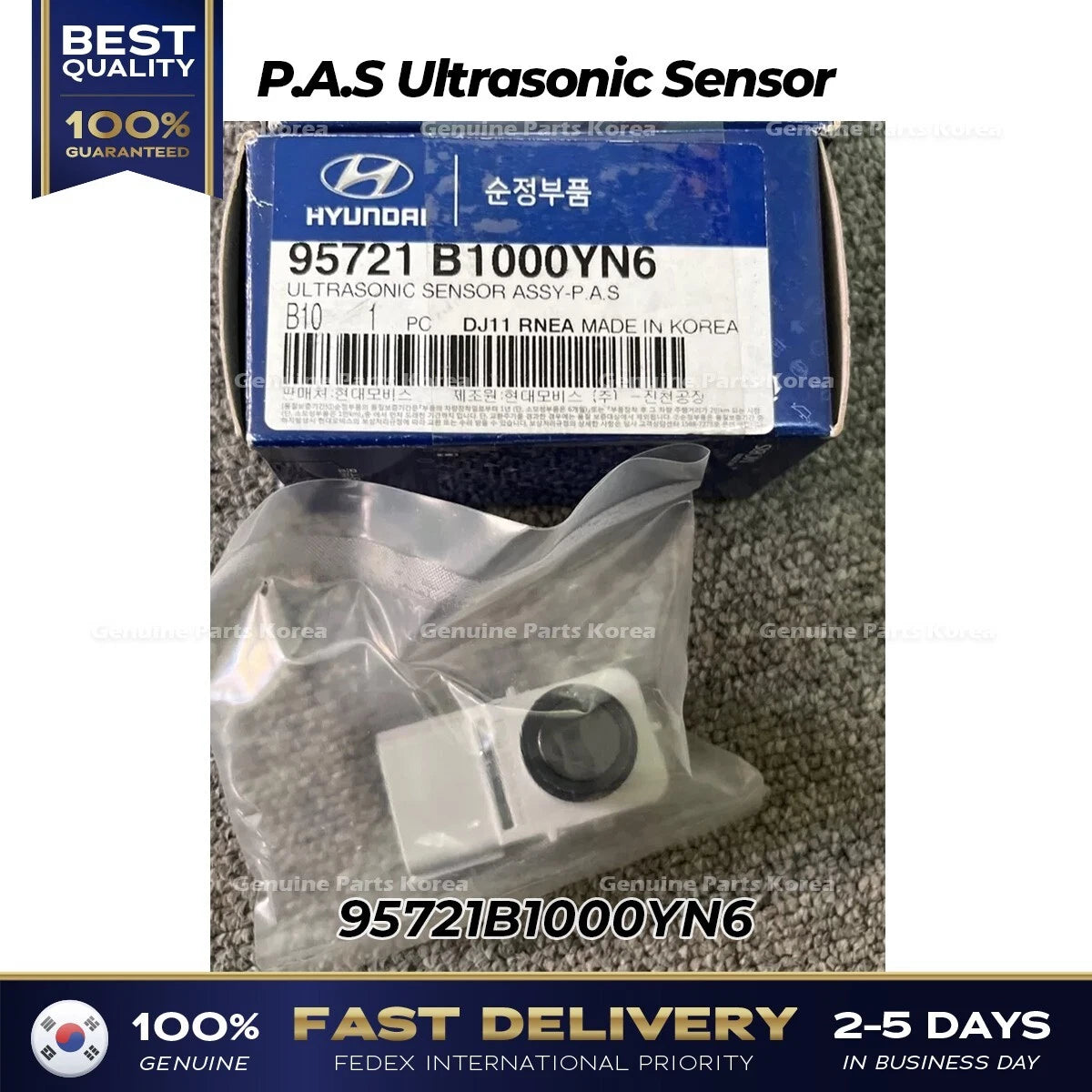 ⭐Genuine⭐ P.A.S Ultrasonic Sensor 95721B1000YN6 for Hyundai Genesis
