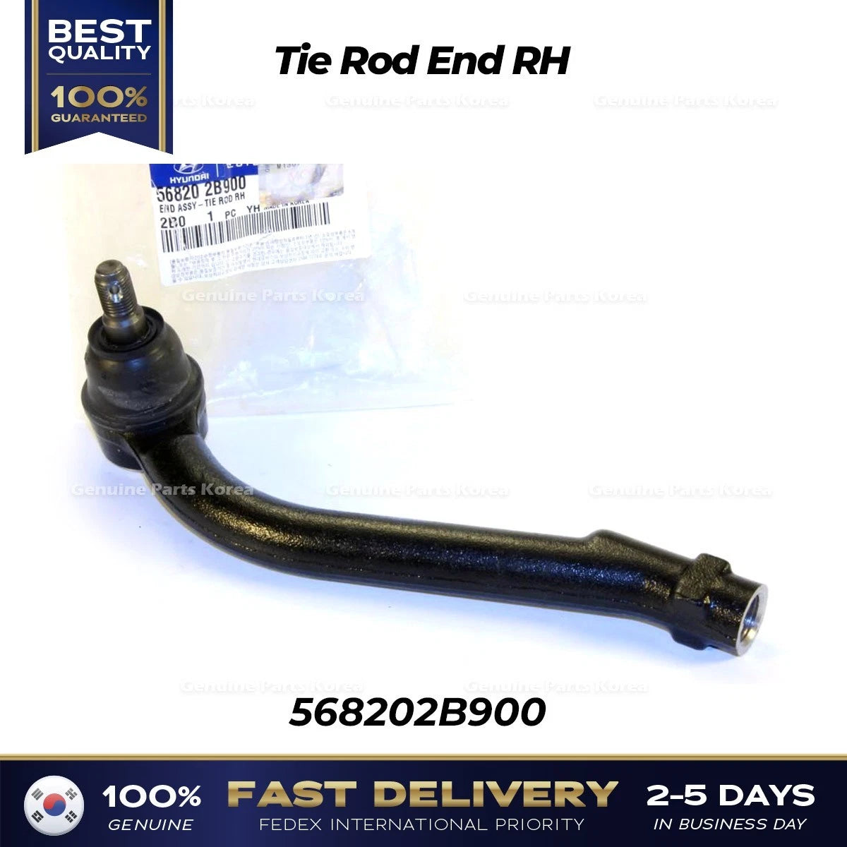 ⭐Genuine⭐ Tie Rod End RH 568202B900 for Hyundai Santa Fe Kia Sorento