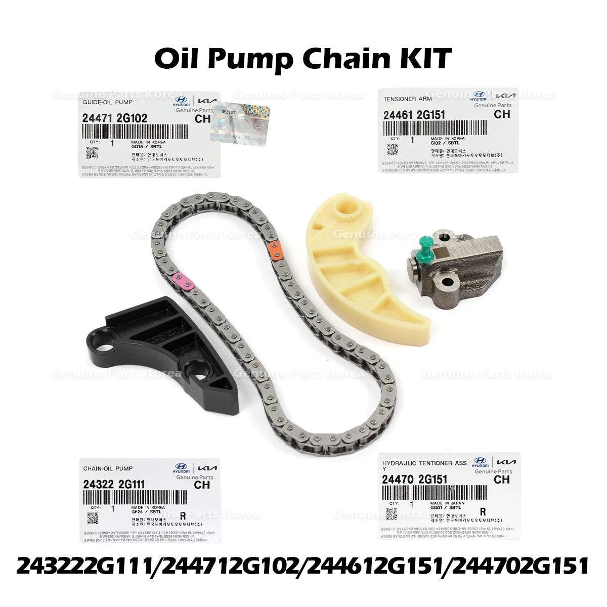 ⭐Genuine⭐ Oil Pump Chain KIT 243222G111 244712G102 244612G151 244702G151