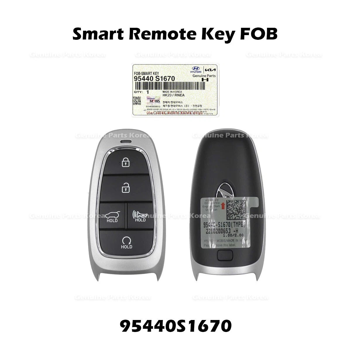 ⭐Genuine⭐ Smart Remote Key FOB 95440S1670 for Hyundai Santa Fe