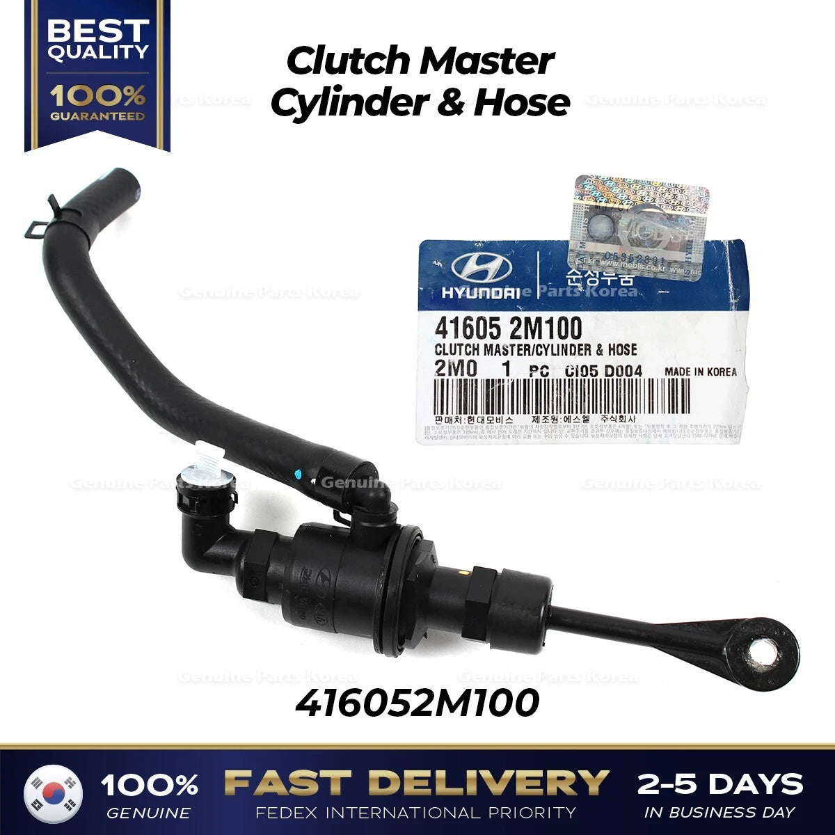 ⭐Genuine⭐ Clutch Master Cylinder & Hose 416052M100 for Hyundai Genesis Coupe