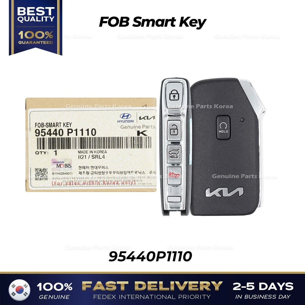 ⭐Genuine⭐ FOB Smart Key 95440P1110 for Kia Sportage