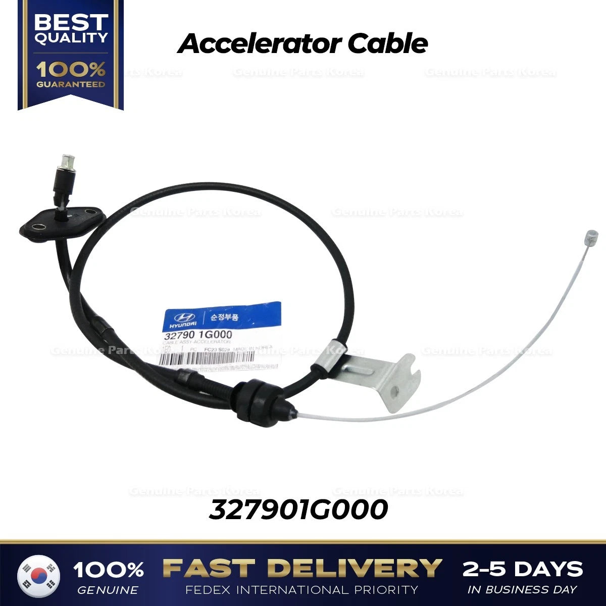⭐Genuine⭐ Accelerator Cable 327901G000 for Hyundai Accent Kia Rio