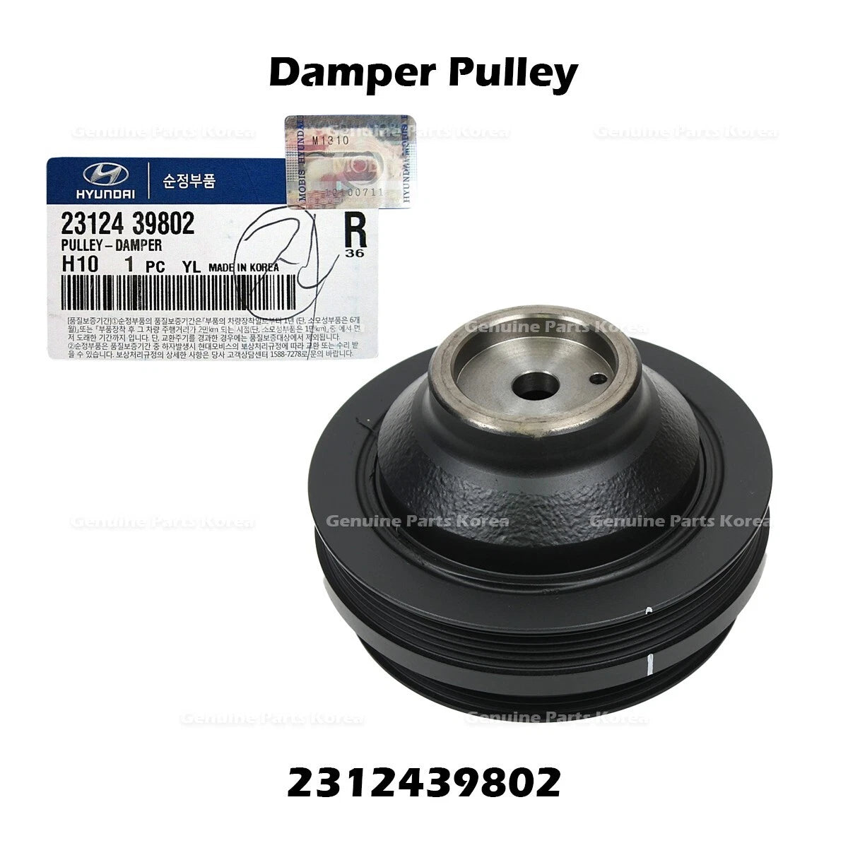 ⭐Genuine⭐ Damper Pulley 2312439802 for Kia Sorento