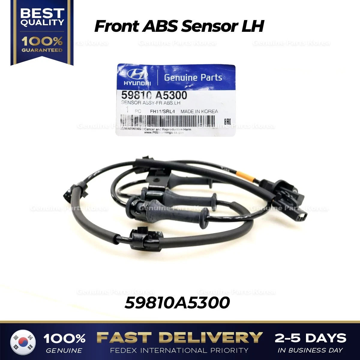 ⭐Genuine⭐ Front ABS Sensor LH 59810A5300 for Hyundai Elantra