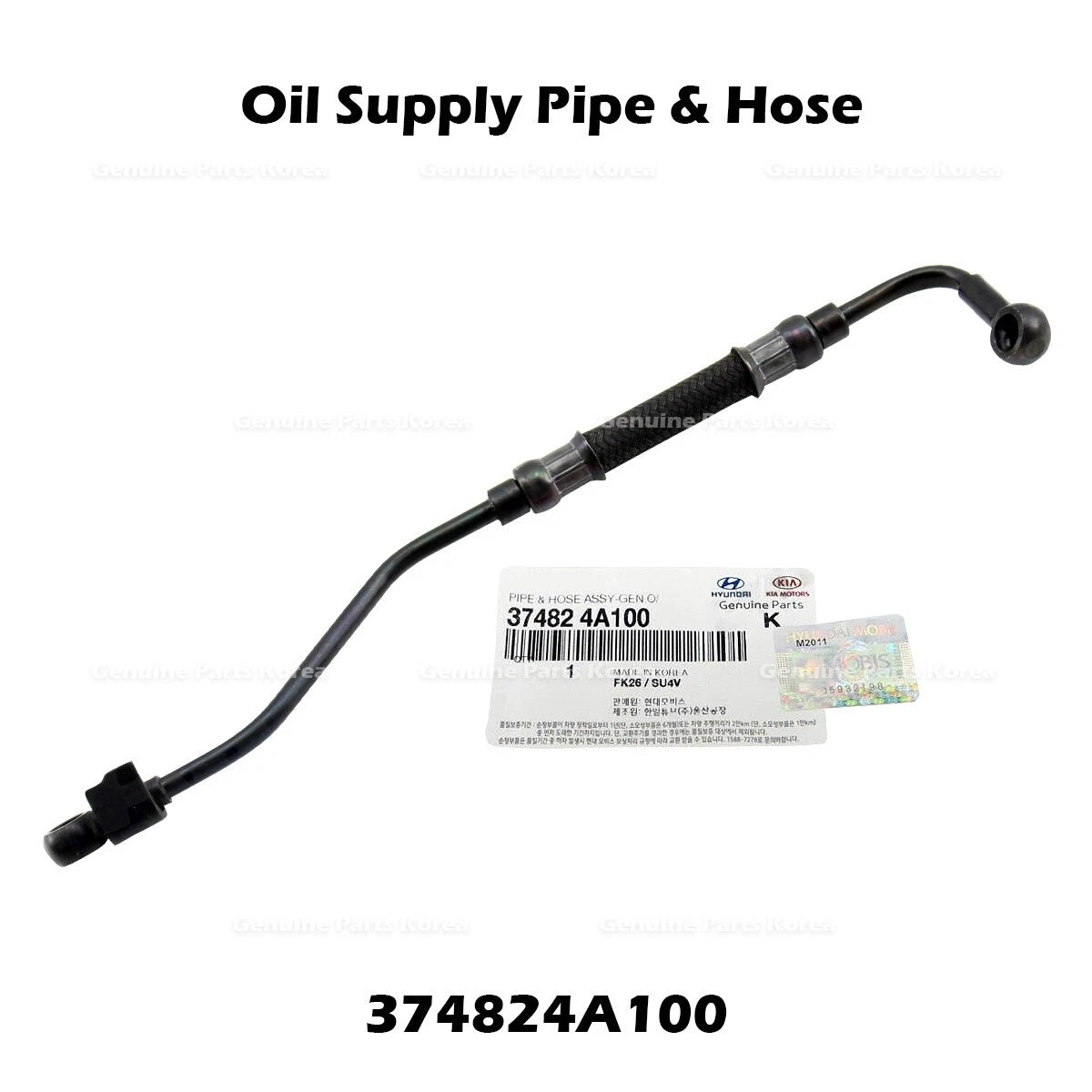 ⭐Genuine⭐ Oil Supply Pipe & Hose 374824A100 for Hyundai Starex Kia Sorento