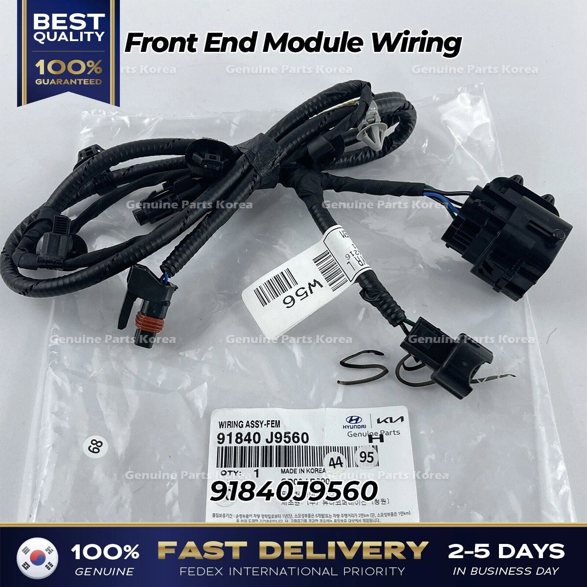 ⭐Genuine⭐ Front End Module Wiring 91840J9560 for Hyundai Kona