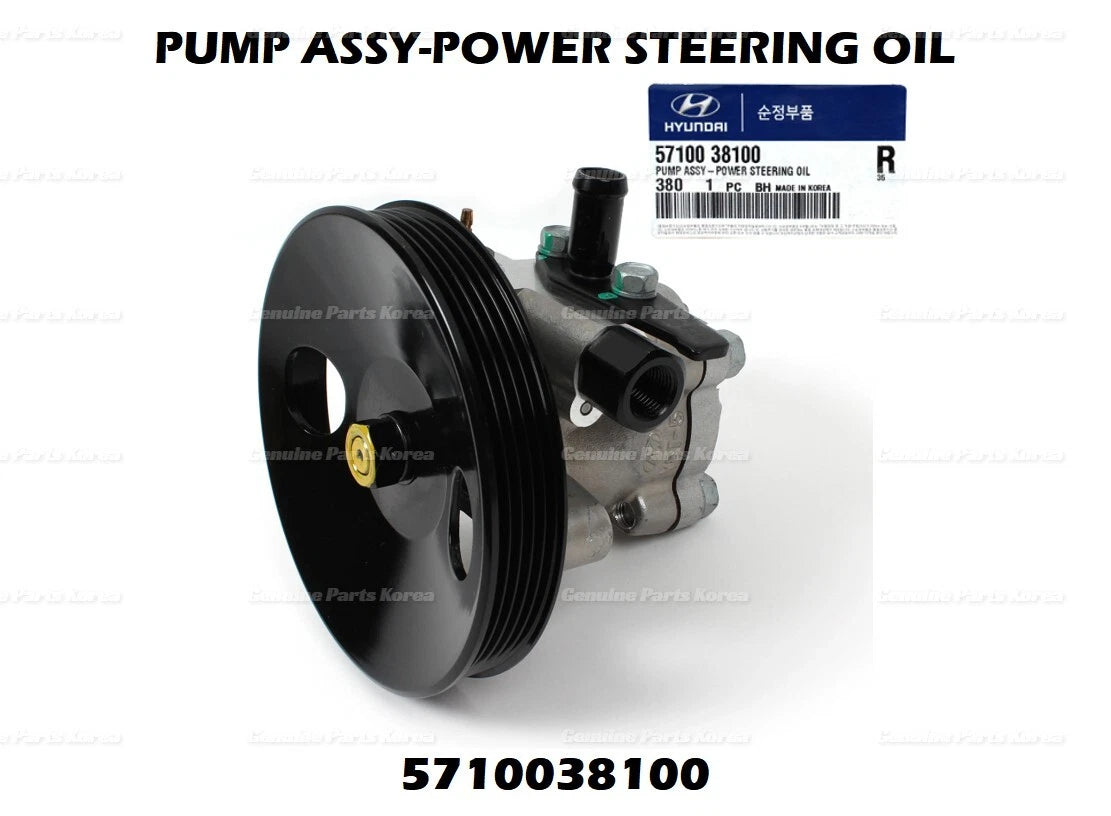 ⭐Genuine⭐ Power Steering Pump 5710038100 for Hyundai Sonata Kia Optima 2000-2006