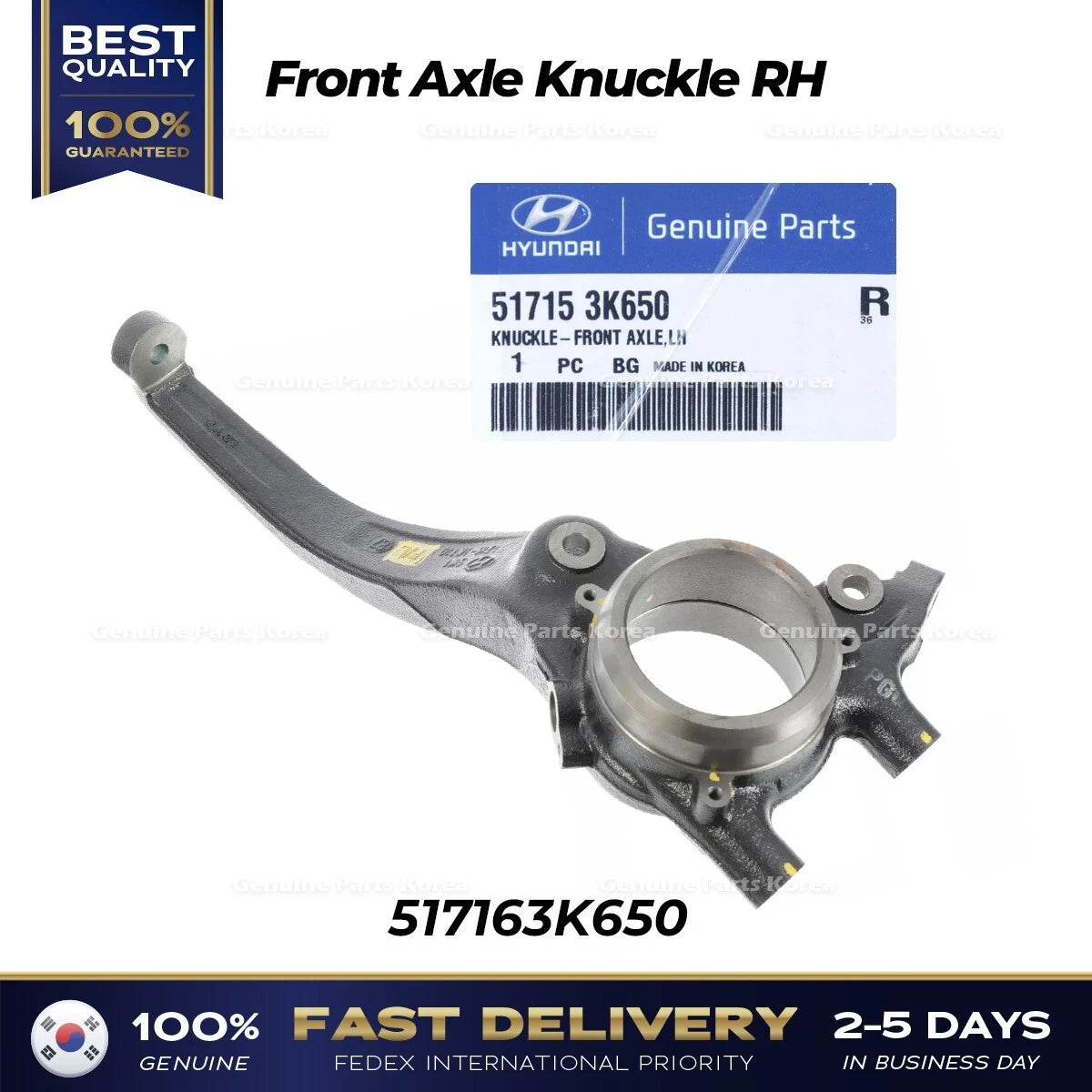 ⭐Genuine⭐ Front Axle Knuckle LH 517153K650 for Hyundai Azera