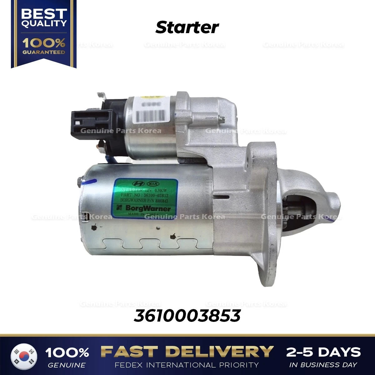 ⭐Genuine⭐ Starter 3610003853 for Hyundai Elantra