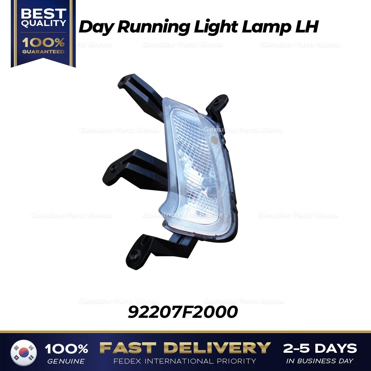 ⭐Genuine⭐ Day Running Light Lamp LH 92207F2000 for Hyundai Elantra
