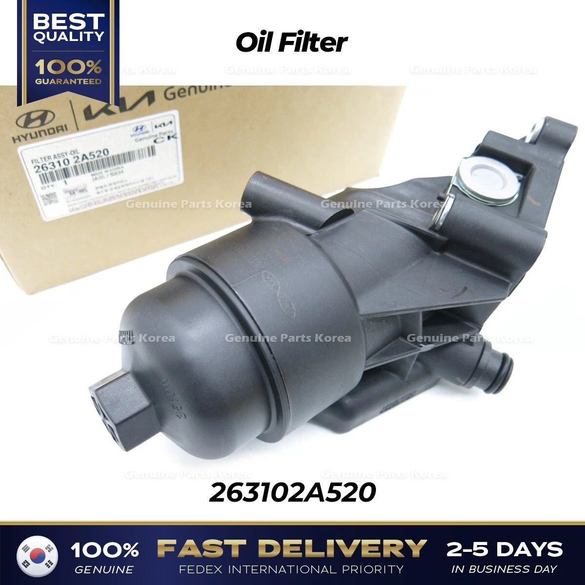 ⭐Genuine⭐ Oil Filter 263102A520 for Hyundai Accent Kia Carens