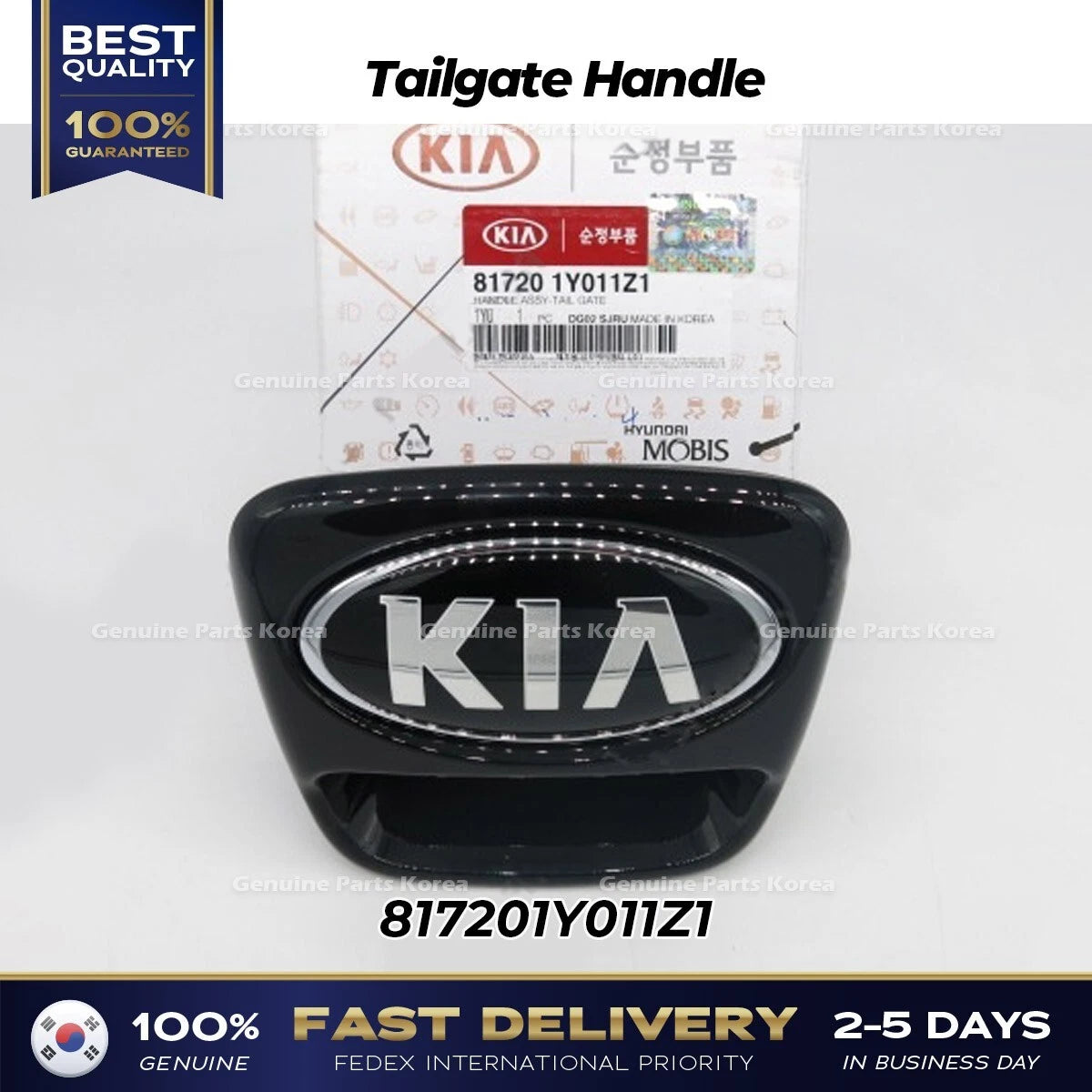 ⭐Genuine⭐ Tailgate Handle 817201Y011Z1 for Kia Picanto