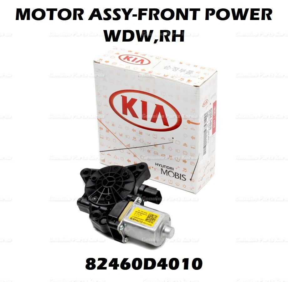 ⭐OEM⭐ Power Window Motor FRONT RH Passenger side 82460D4010 for Kia Optima 16-20