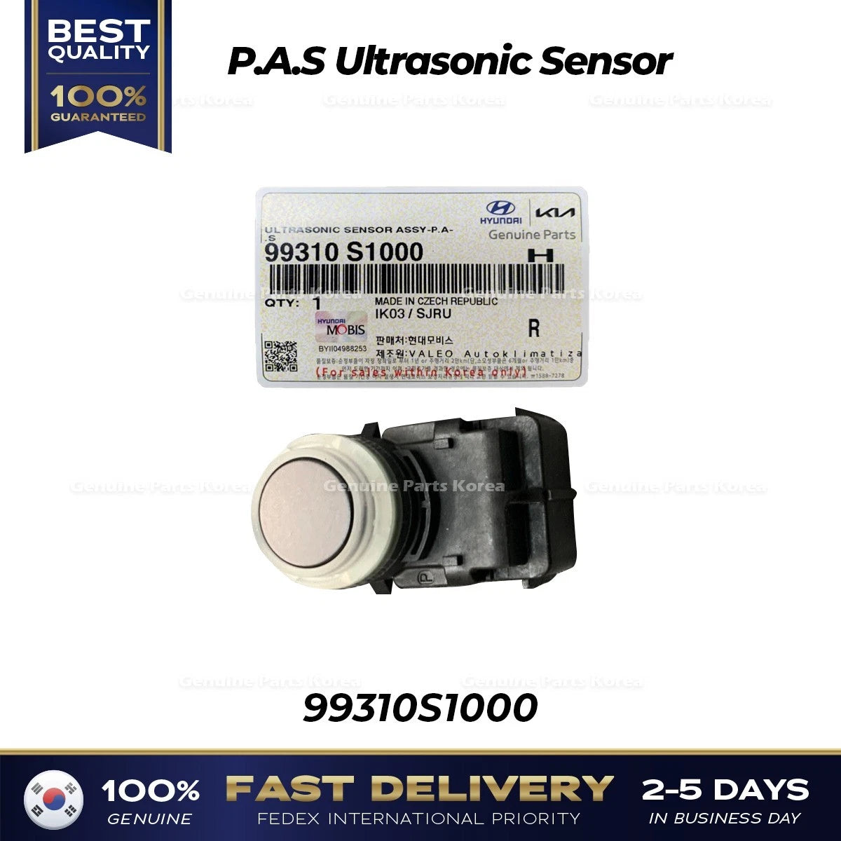 ⭐Genuine⭐ P.A.S Ultrasonic Sensor 99310S1000 for Hyundai Santa Fe