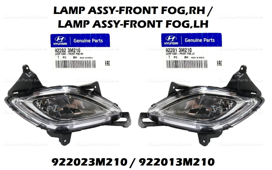 ⭐Genuine⭐ Fog Lamp Assy LH RH 2P 1set for Hyundai Genesis Sedan 2012-2014