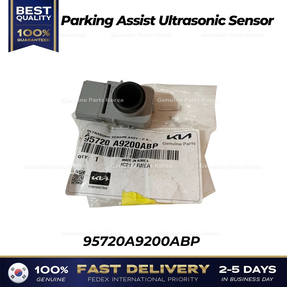 ⭐Genuine⭐ Parking Assist Ultrasonic Sensor 95720A9200ABP for Kia Sedona