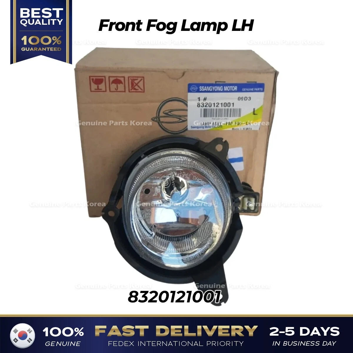 ⭐Genuine⭐ Front Fog Lamp LH 8320121001 for Ssangyong Actyon