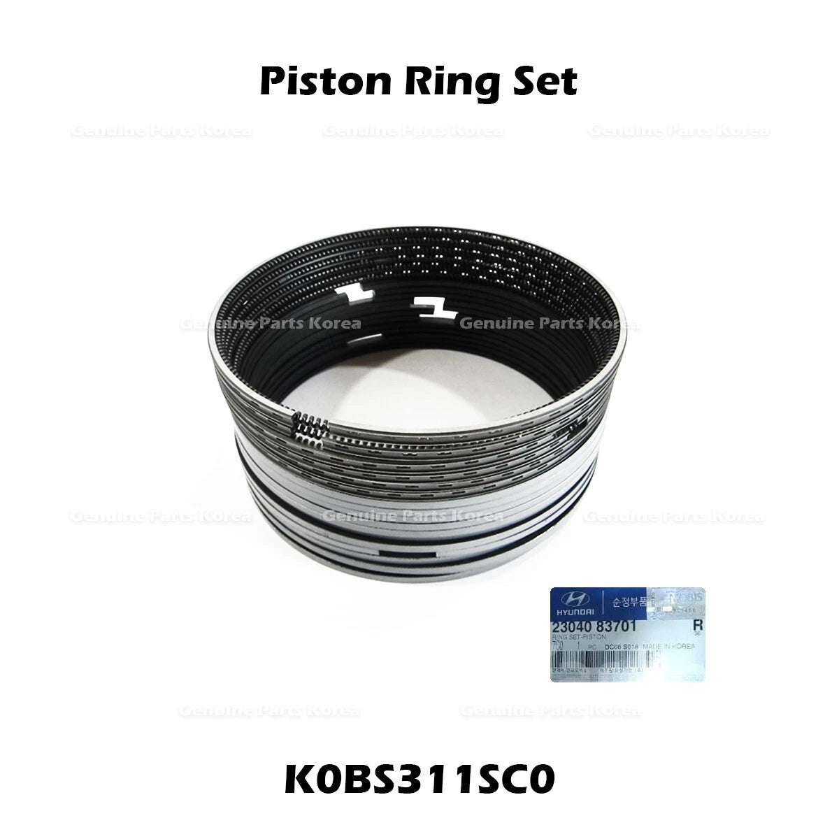 ⭐Genuine⭐ Piston Ring Set K0BS311SC0 for Hyundai Truck Aero Trago