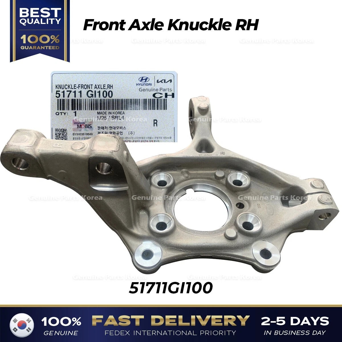 ⭐Genuine⭐ Front Axle Knuckle RH 51711GI100 for Hyundai Ioniq 5 Kia EV6