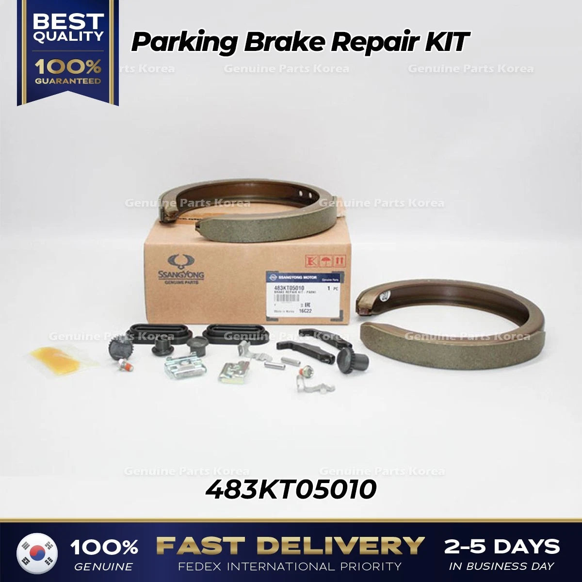 ⭐Genuine⭐ Parking Brake Repair KIT 483KT05010 for Ssangyong Actyon Kyron