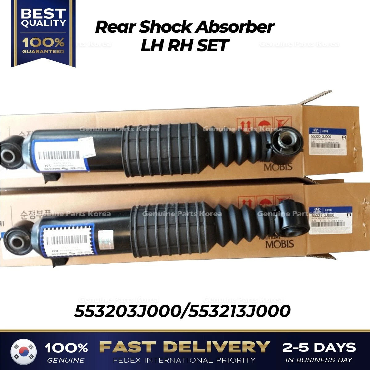 ⭐Genuine⭐ Rear Shock Absorber LH RH SET for Hyundai Veracruz