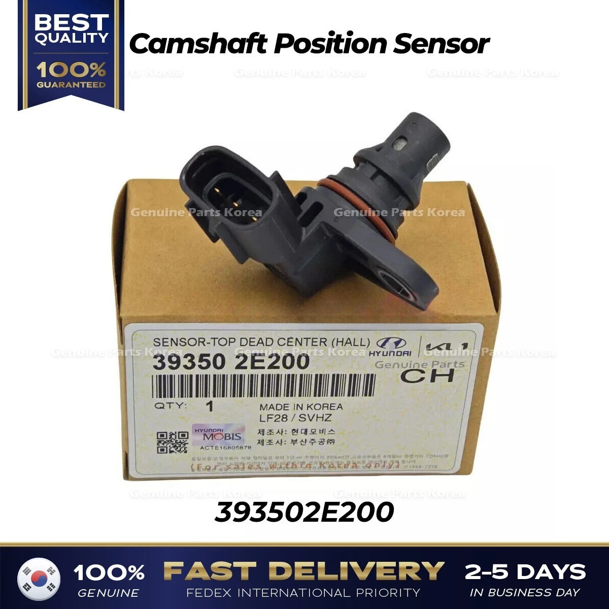 ⭐Genuine⭐ Camshaft Position Sensor 393502E200 for Hyundai Elantra Kia Forte