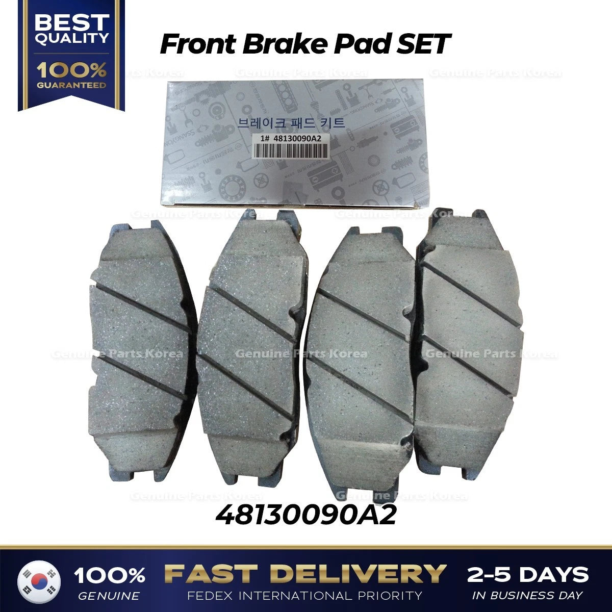 ⭐Genuine⭐ Front Brake Pad SET 48130090A2 for Ssangyong Rexton