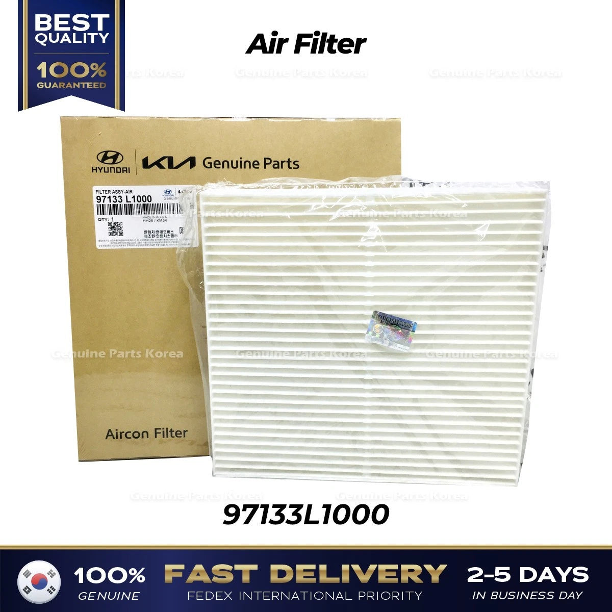 ⭐Genuine⭐ Air Filter 97133L1000 for Hyundai Elantra Santa Fe Kia K5 Sorento