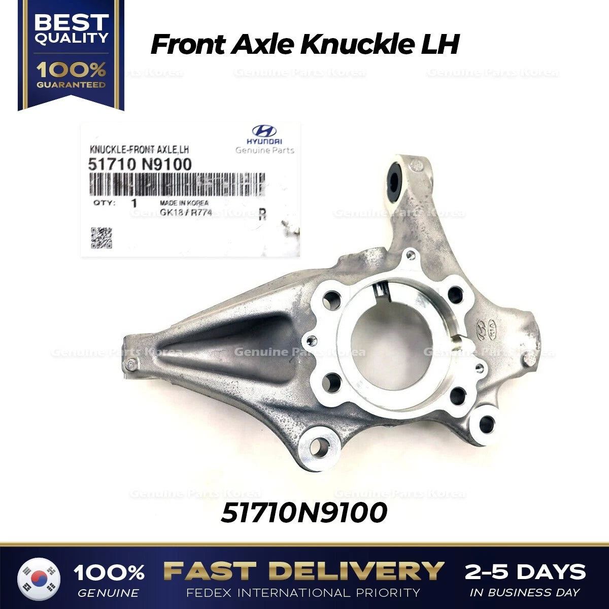 ⭐Genuine⭐ Front Axle Knuckle LH 51710N9100 for Hyundai Tucson Kia Sportage