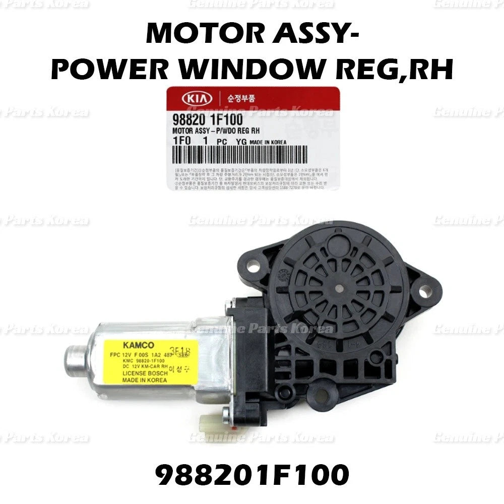 ⭐Genuine⭐ Power Window Motor RH 988201F100 for Kia Sportage 2005-2010