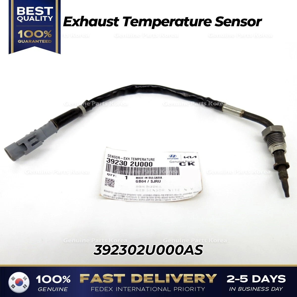⭐Genuine⭐ Exhaust Temperature Sensor 392302U000AS for Hyundai Kia