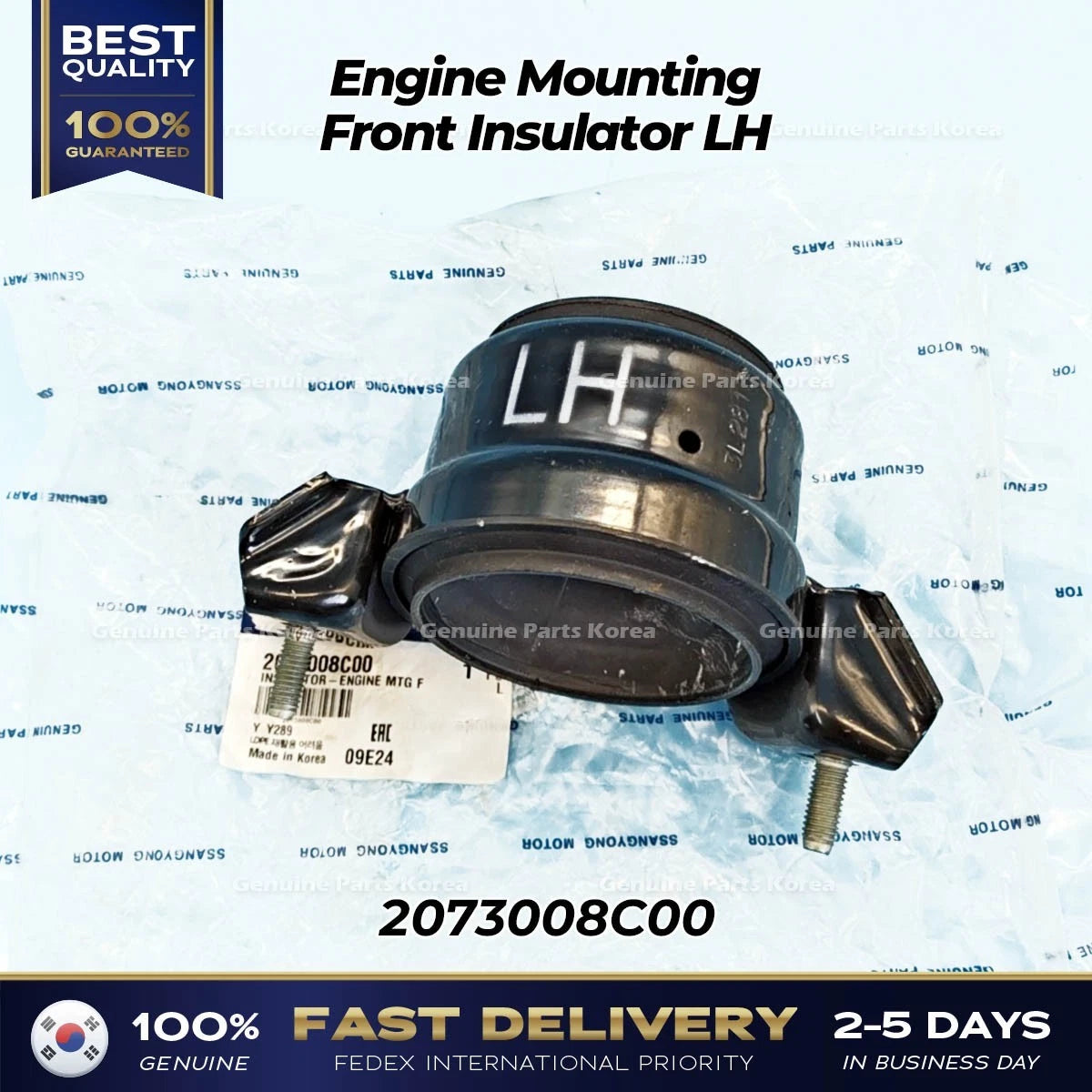 ⭐Genuine⭐ Engine Mounting Front Insulator LH 2073008C00 for Ssangyong Rexton