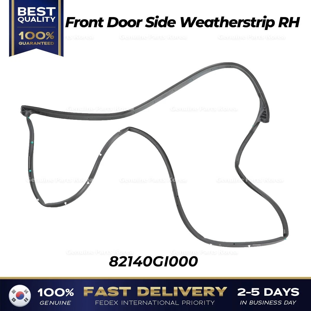 ⭐Genuine⭐ Front Door Side Weatherstrip RH 82140GI000 for Hyundai Ioniq 5