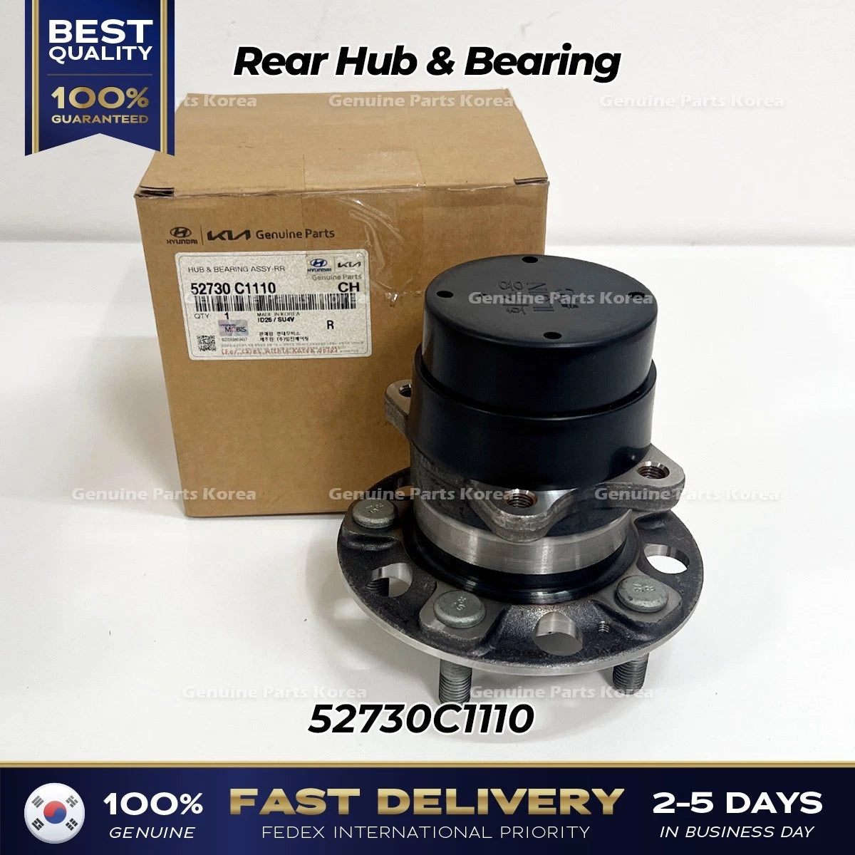 ⭐Genuine⭐ Rear Hub & Bearing 52730C1110 for Hyundai Sonata Tucson Nexo