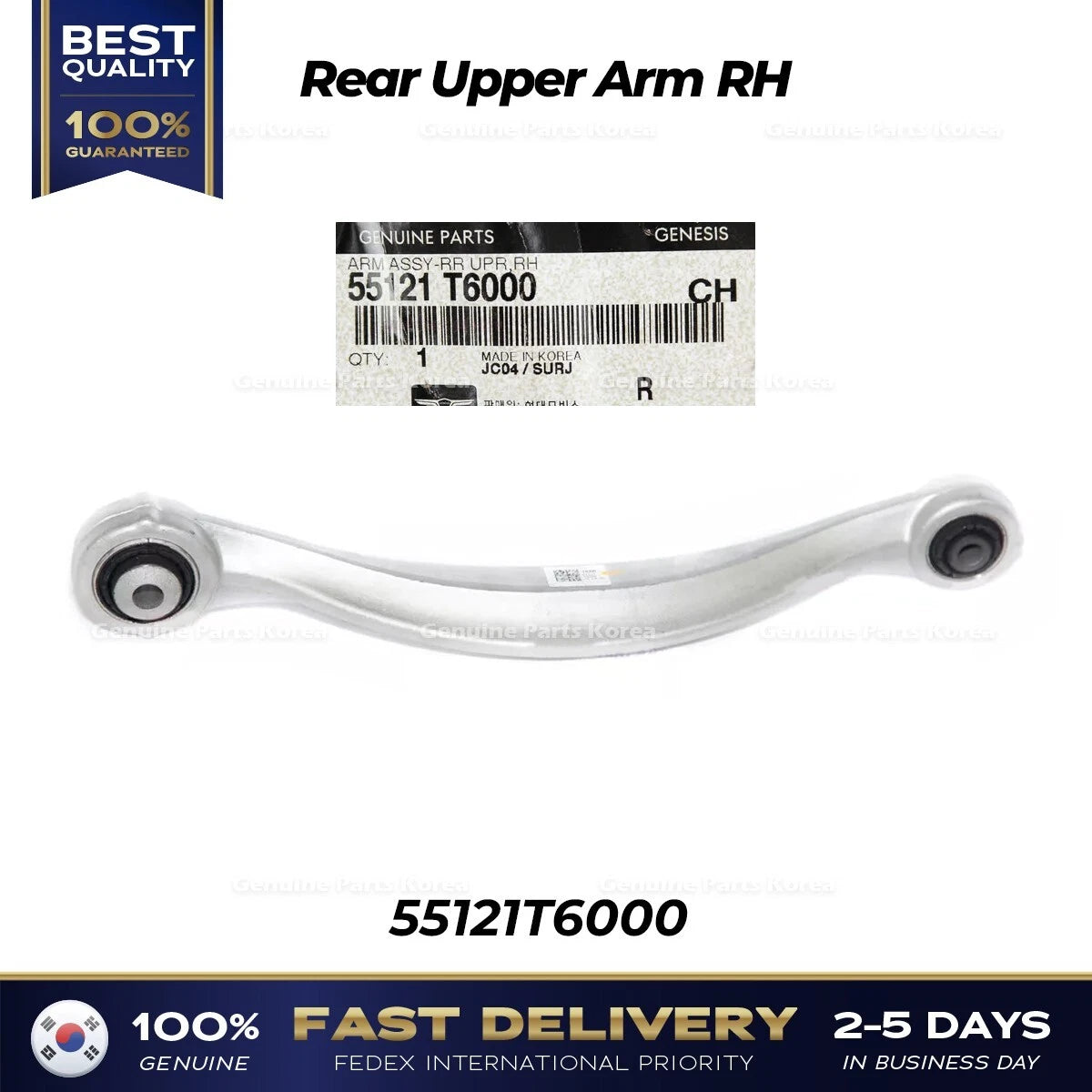 ⭐Genuine⭐ Rear Upper Arm RH 55121T6000 for Hyundai Genesis GV80