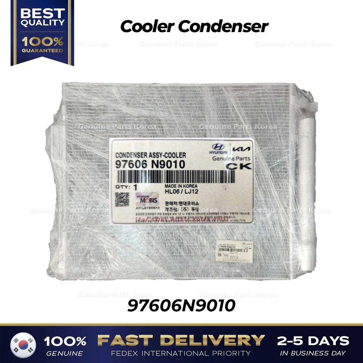 ⭐Genuine⭐ Cooler Condenser 97606N9010 for Hyundai Tuscon