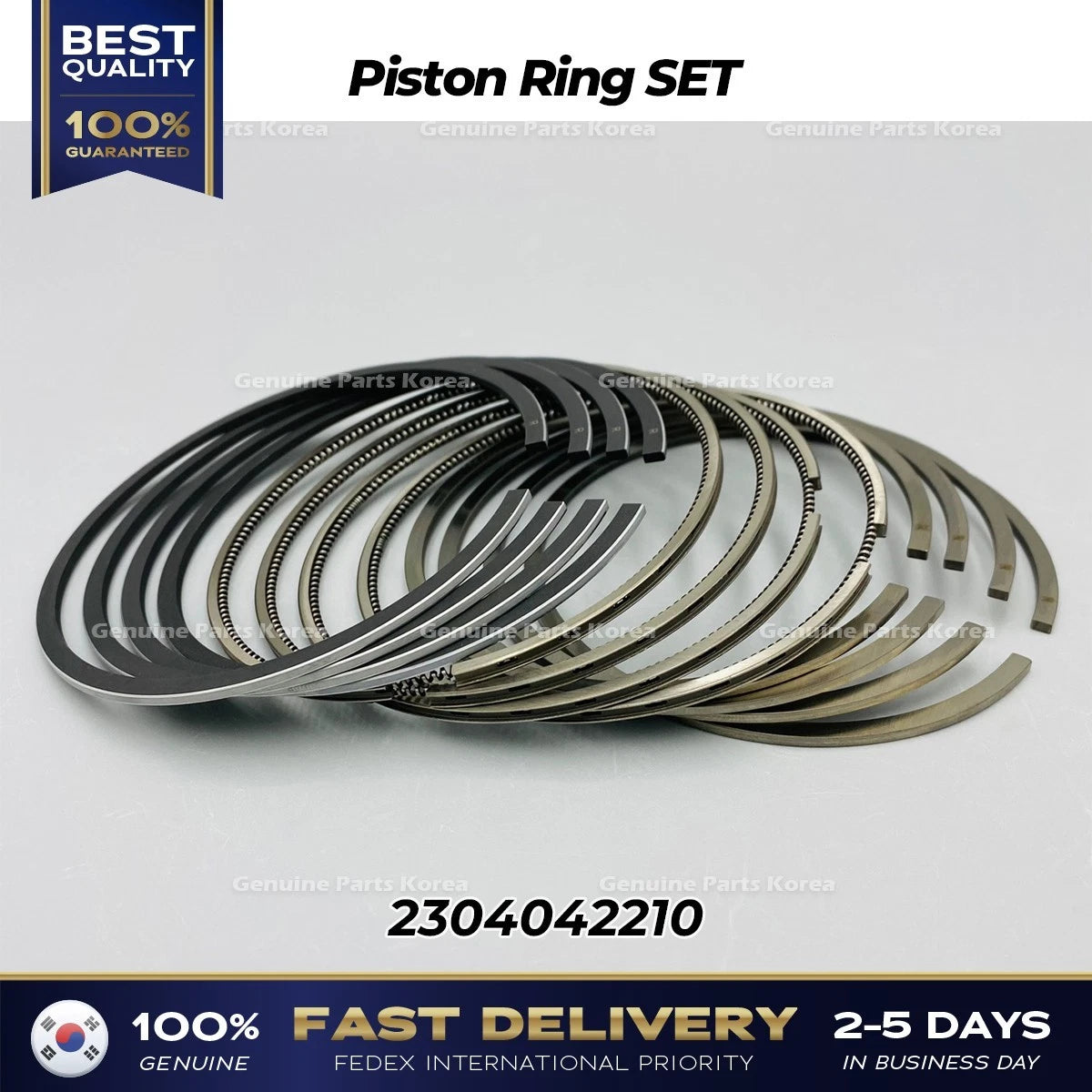 ⭐Genuine⭐ Piston Ring SET 2304042210 for Hyundai H1 H100