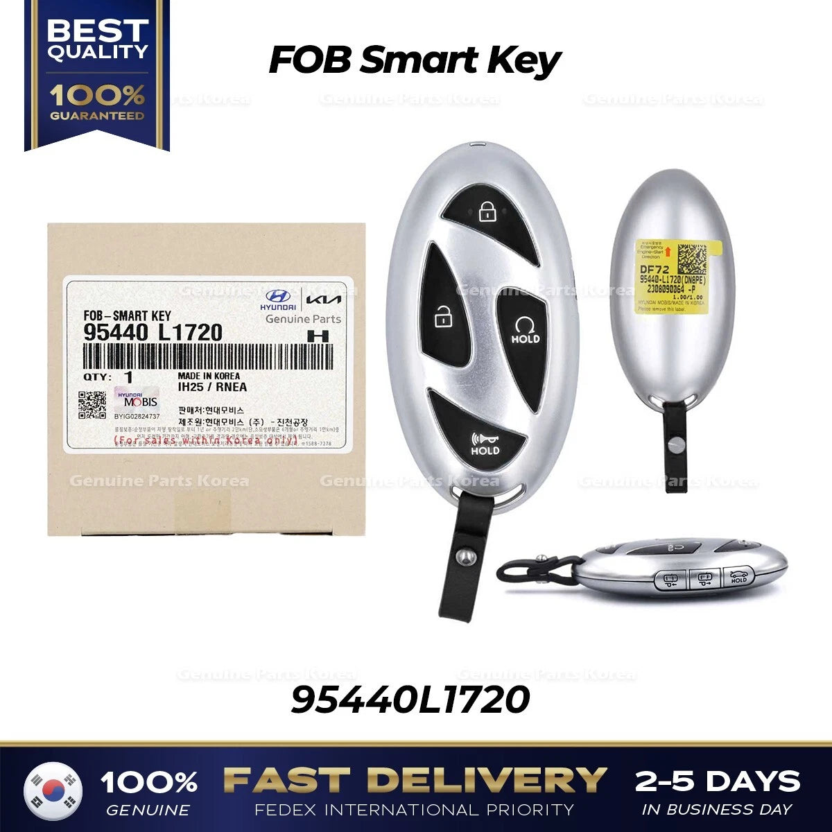 ⭐Genuine⭐ FOB Smart Key 95440L1720 for Hyundai Sonata