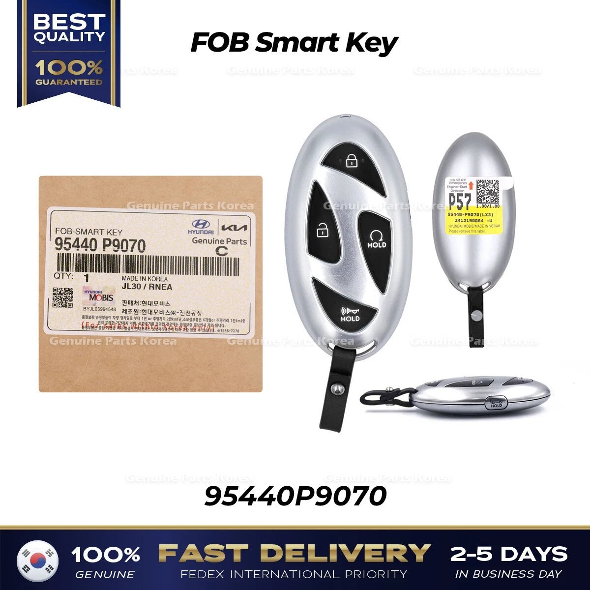 ⭐Genuine⭐ FOB Smart Key 95440P9070 for Hyundai Palisade
