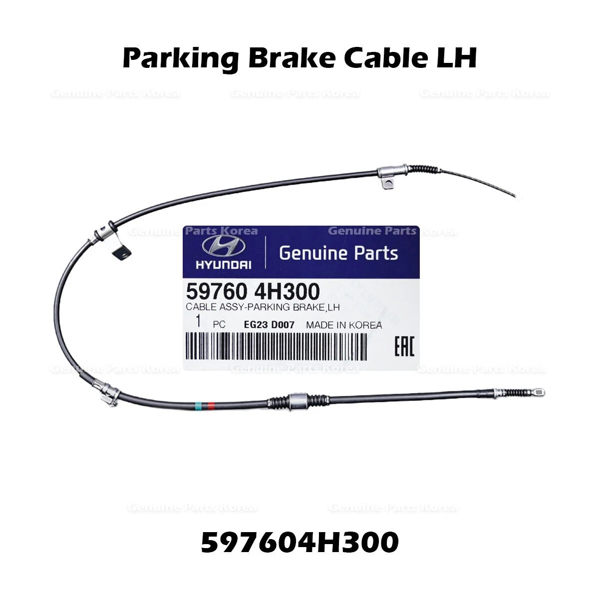 ⭐Genuine⭐ Parking Brake Cable LH 597604H300 for Hyundai Grand Starex H1